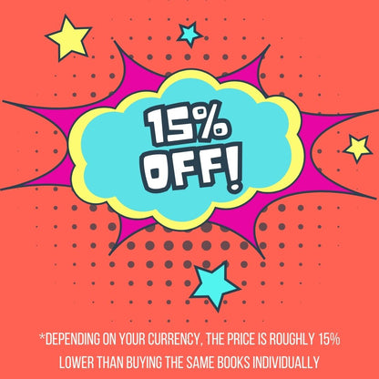 15% off! 
*depending on your currency, the price is roughly 15% lower than buying the same books individually