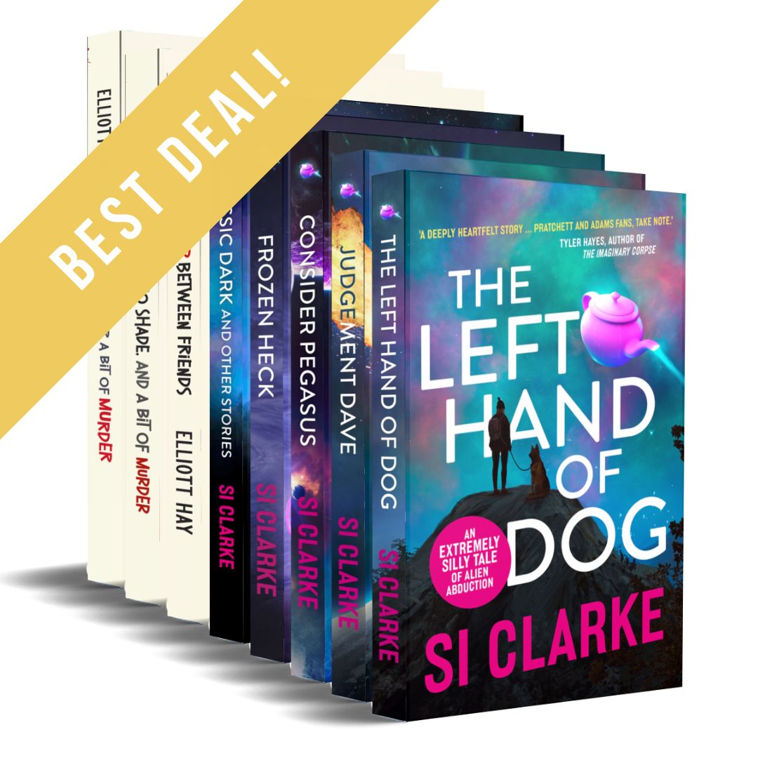 Megabundle (Starship Teapot plus Vigilauntie Justice) paperbacks