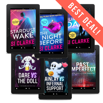 BEST DEAL: Stardust Wake, The Night Before, Jurassic Dark, Dare vs the Doll, Ainlay vs Infernal Support, and Past Imperfect by Si Clarke