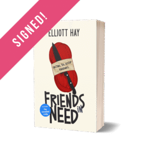 SIGNED: Friends in Need (Vigilauntie Justice shorts) by Elliott Hay – paperback